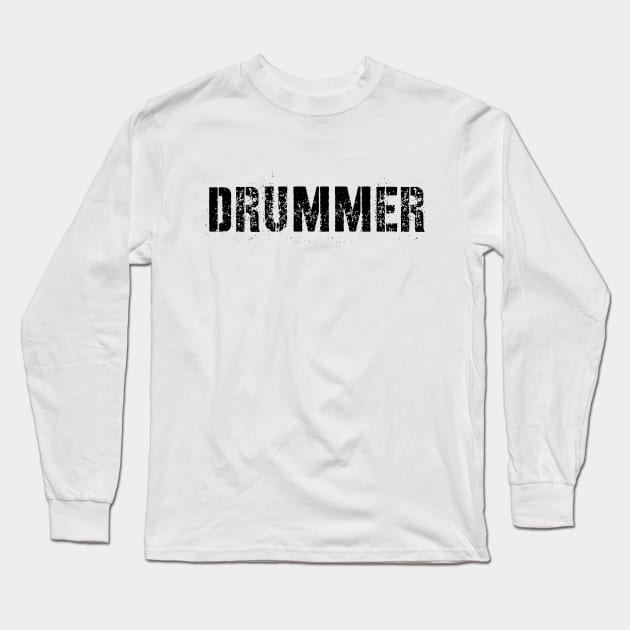 Drummer - Cool Long Sleeve T-Shirt by Celestial Mystery